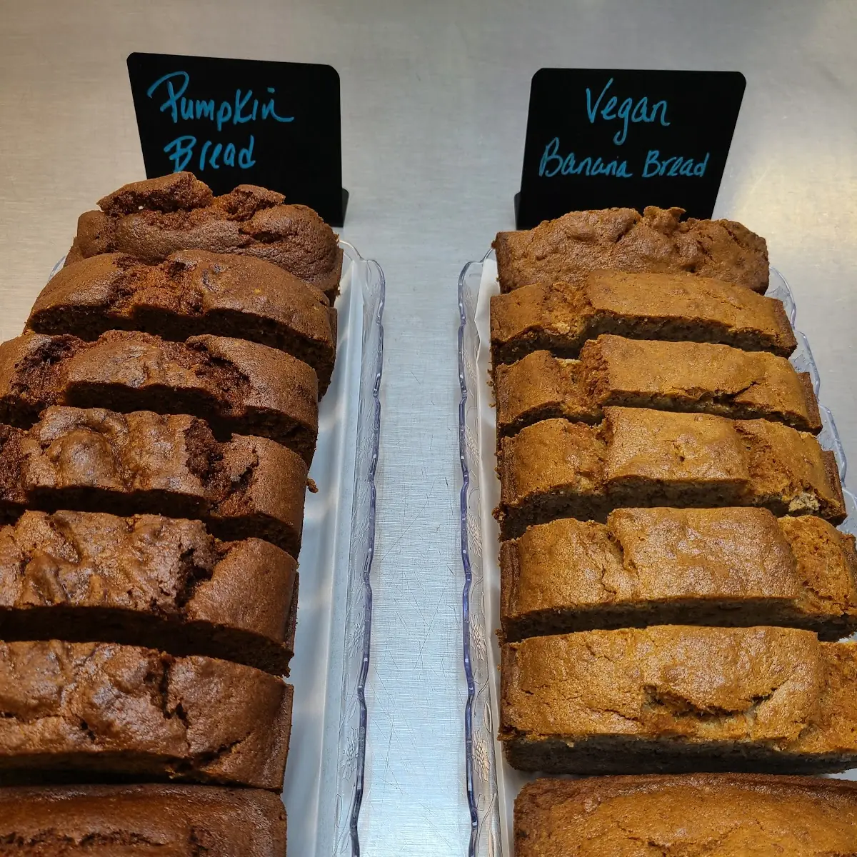Vegan Banana Bread & Pumpkin Bread