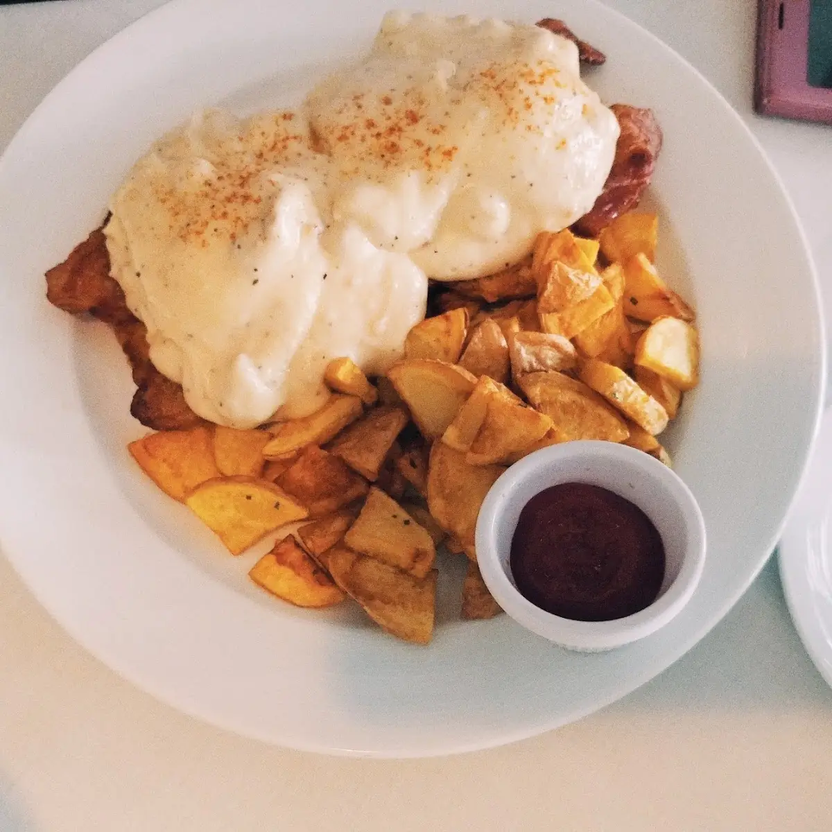 Biscuits and Gravy Eggs Benedict