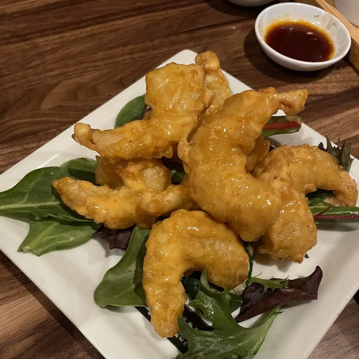 Spicy Creamy Shrimp Tempura