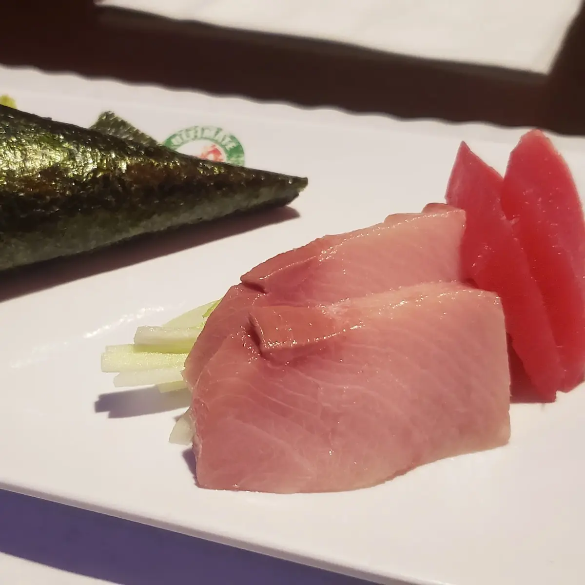Hand Roll and Sashimi