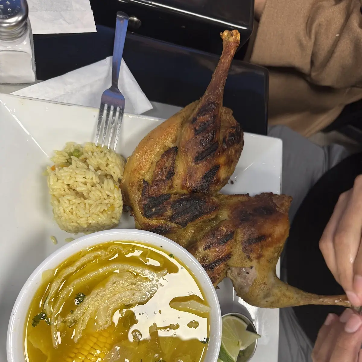 Sopa De Pollo Asado