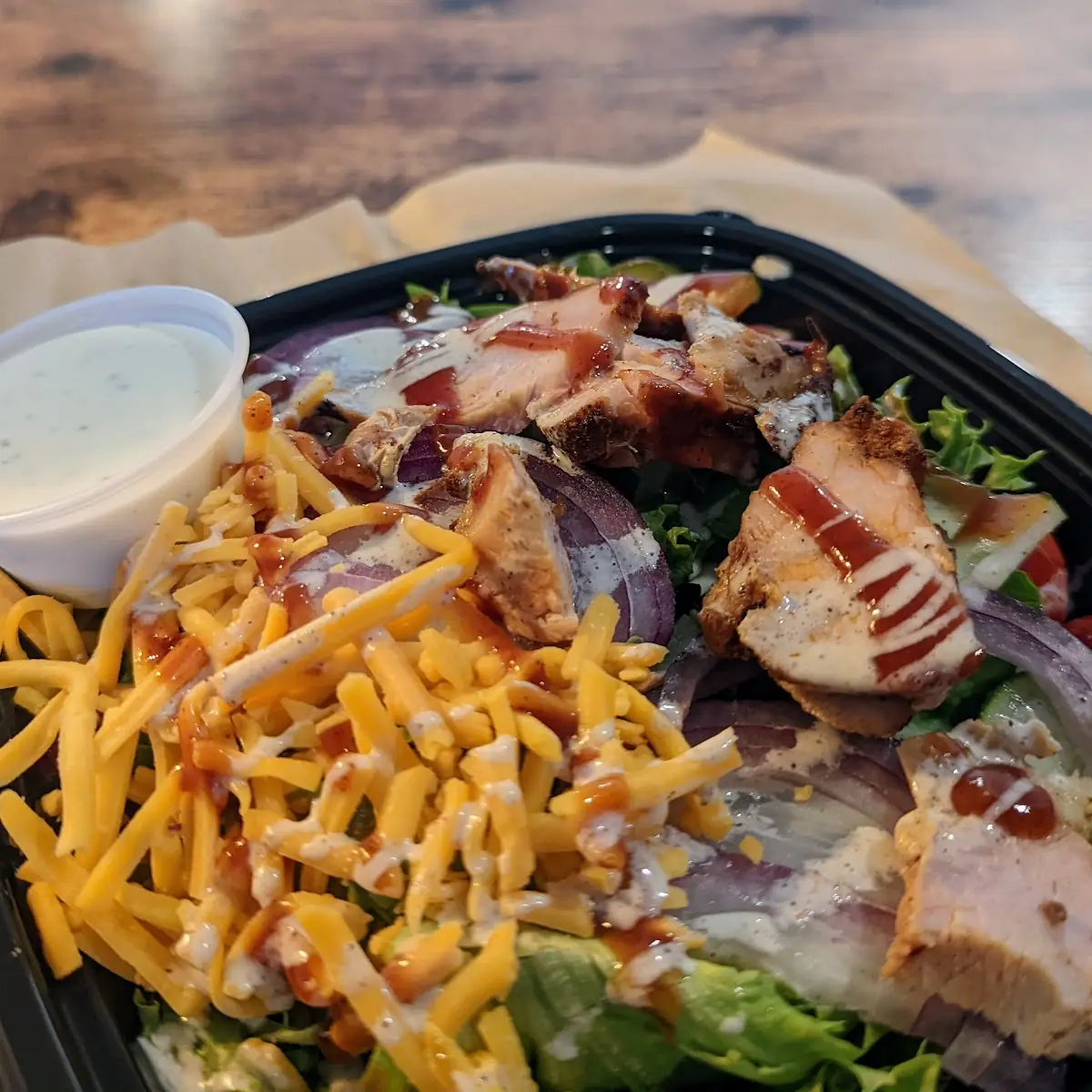 Smoked Turkey BBQ Salad