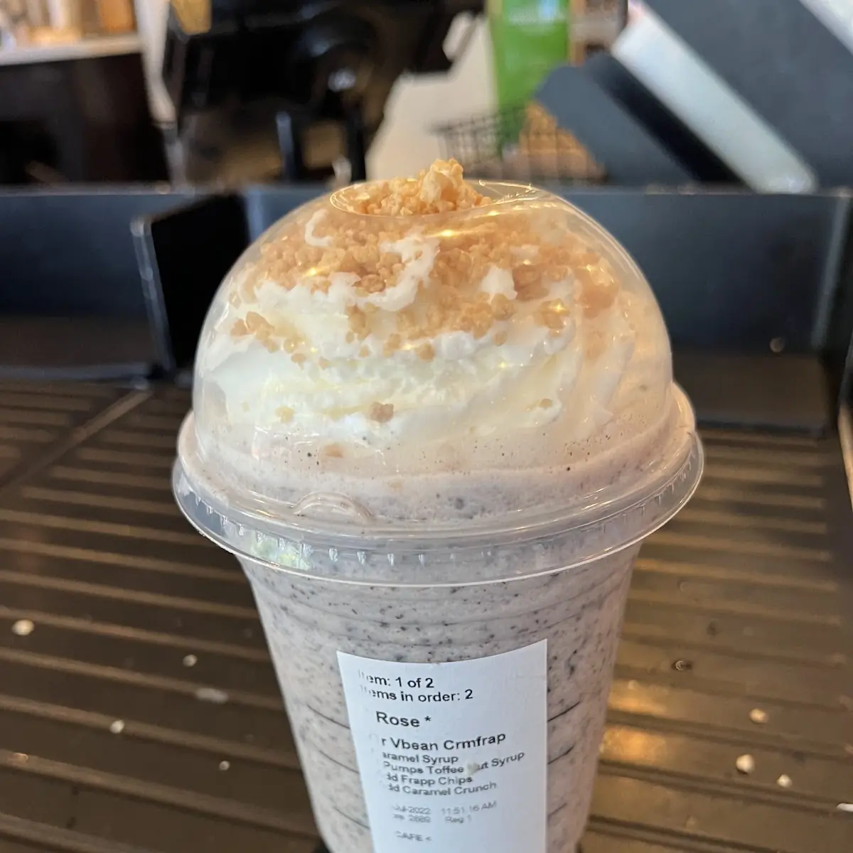 Vanilla Bean Frappuccino