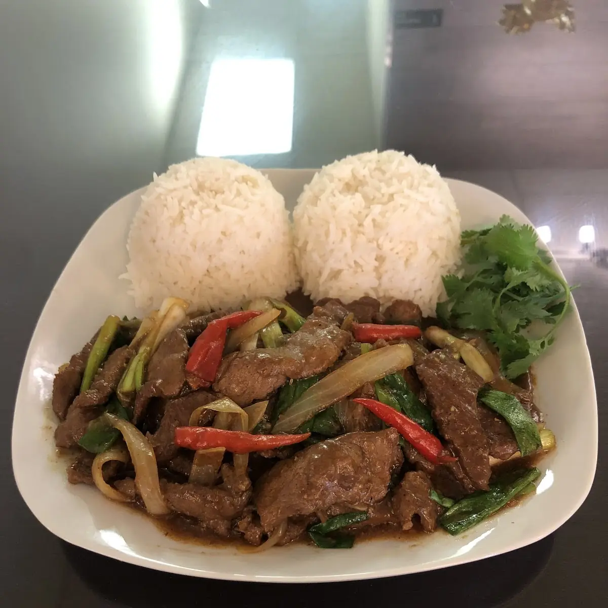 Mongolian Beef Spicy - Cơm Bò Mông Cổ