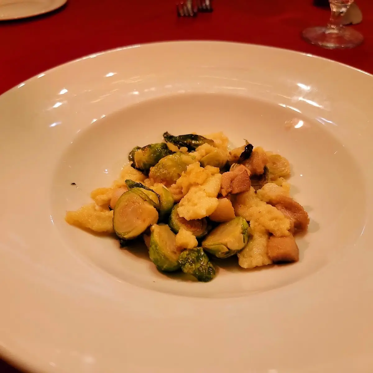 Brussels Sprouts with Pork Belly