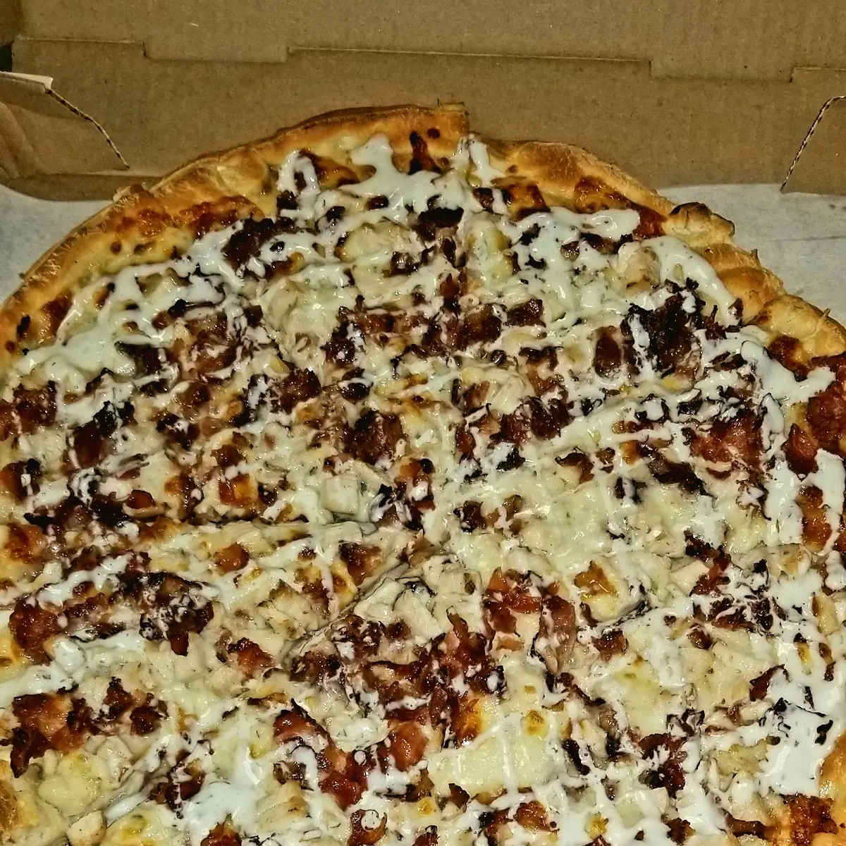 The Mash Mashed Potatoes Bacon Chives Garlic Sour Cream Drizzle