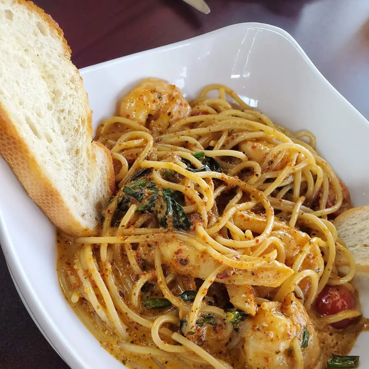 Chipotle Shrimp Linguine