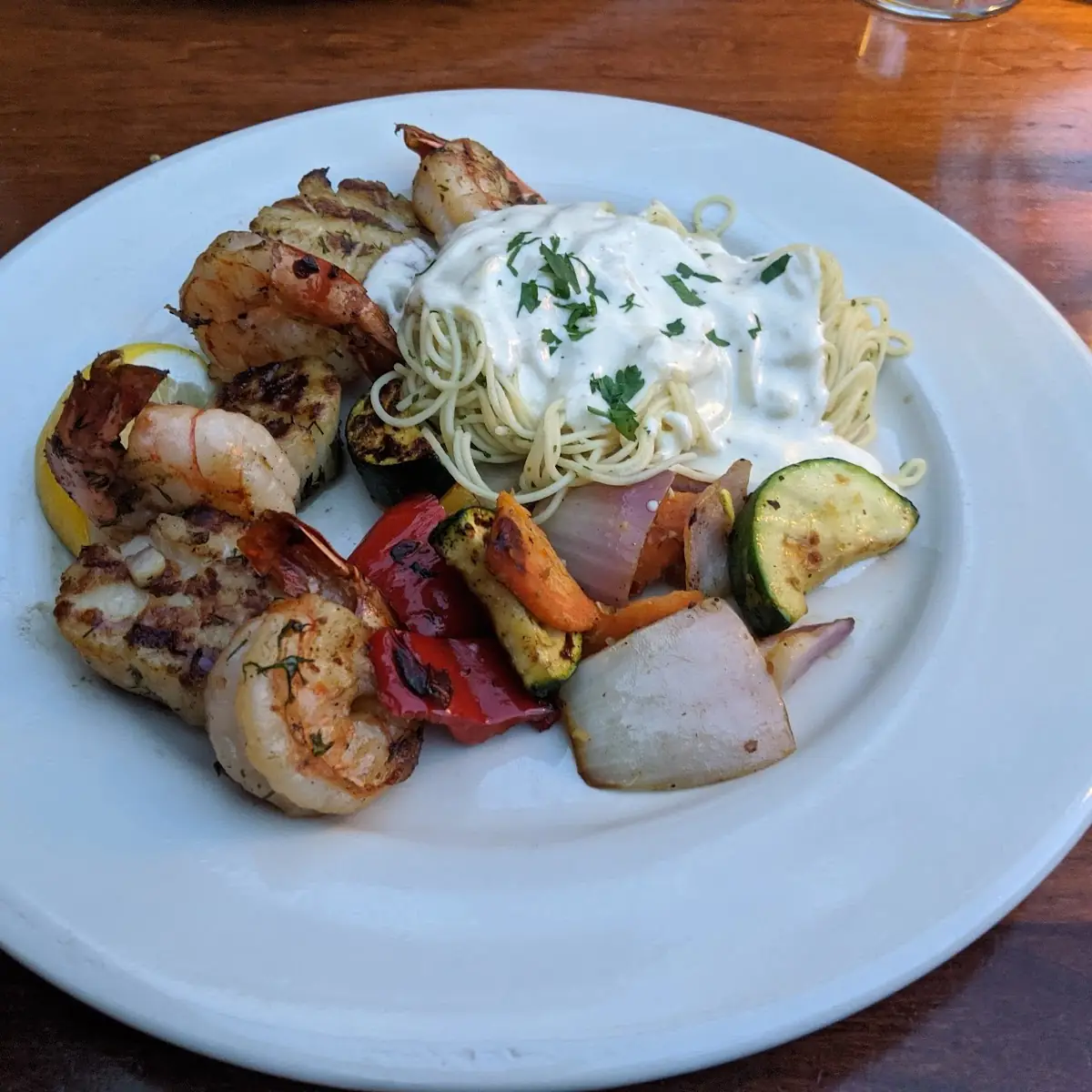 Wood Grilled Jumbo Shrimp & Scallops