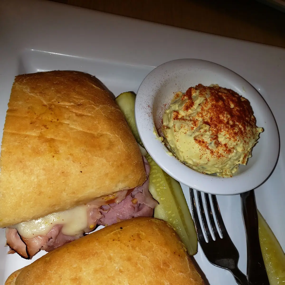 Roast Beef Sandwich with Broccoli Cheddar Soup