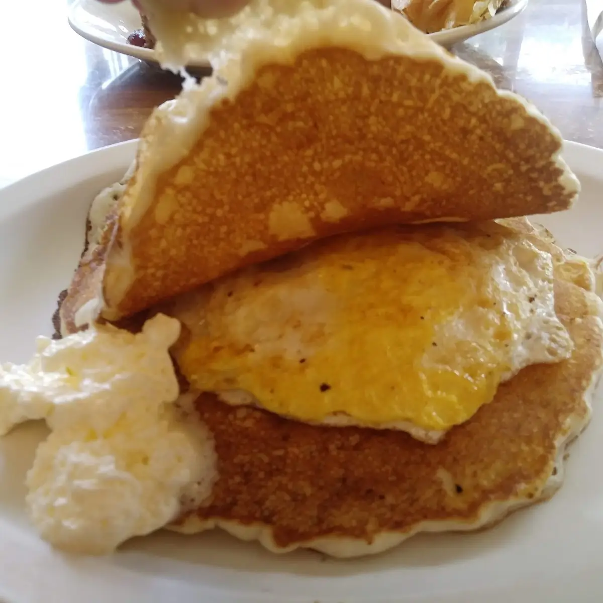 Panwich- Meat Egg Cheese