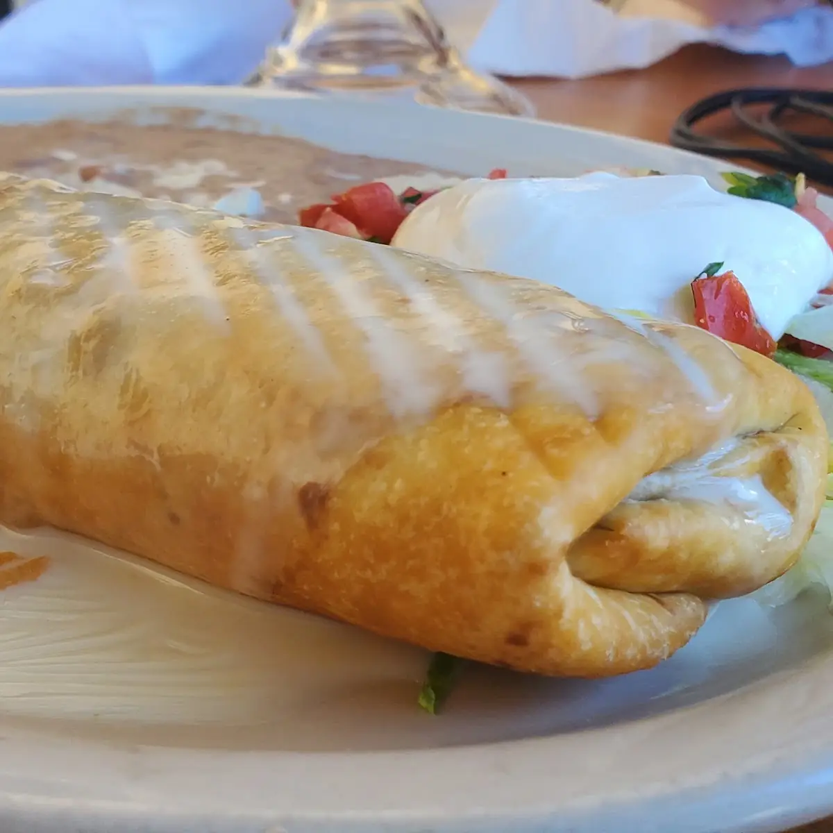 Ground Beef Chimichanga