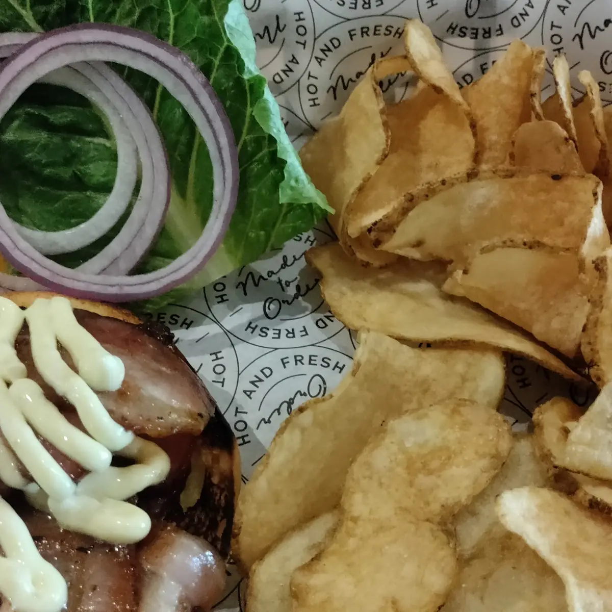 Bacon Sandwich with House Made Chips