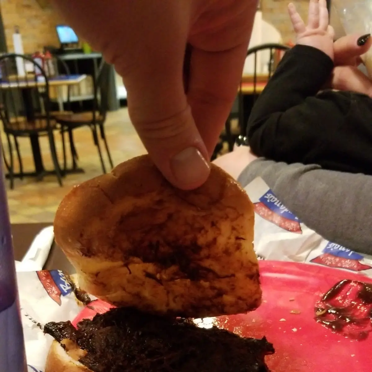 Supposed to Be Pulled Pork Sandwich