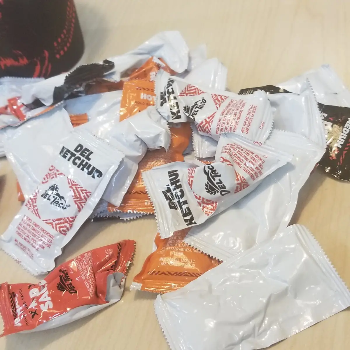 Salsa and Ketchup Packets
