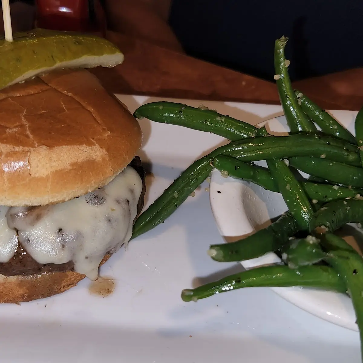 Mushroom Swiss Burger