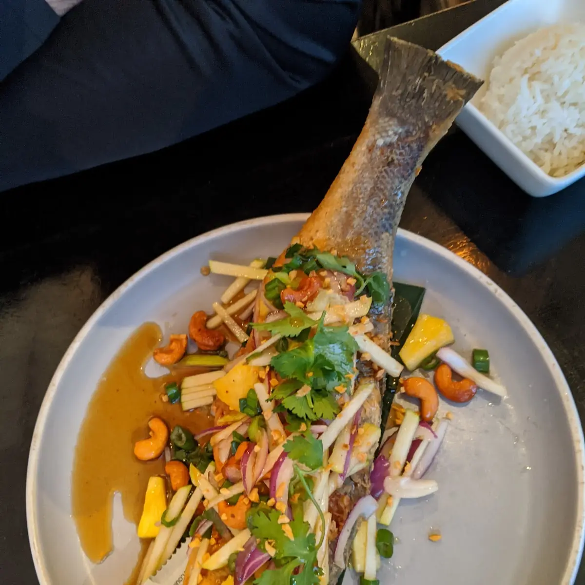 Three Flavors Branzino