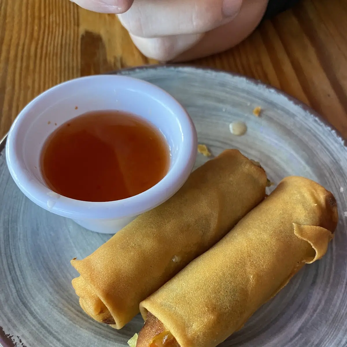 Crispy Spring Rolls with Sauce