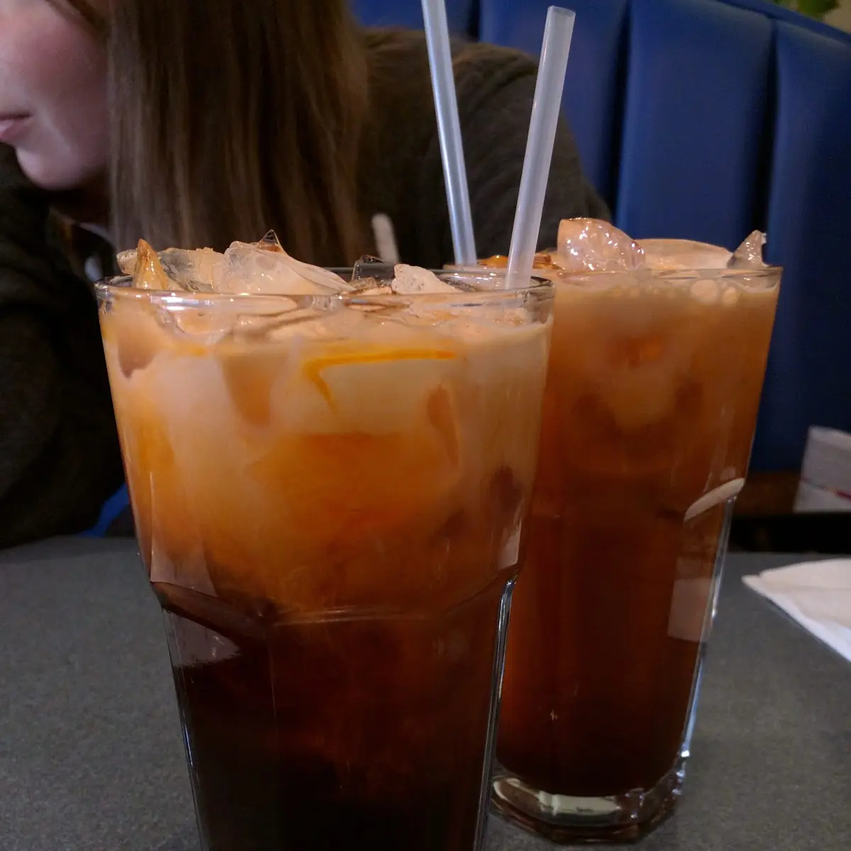 Thai Iced Tea with Cream