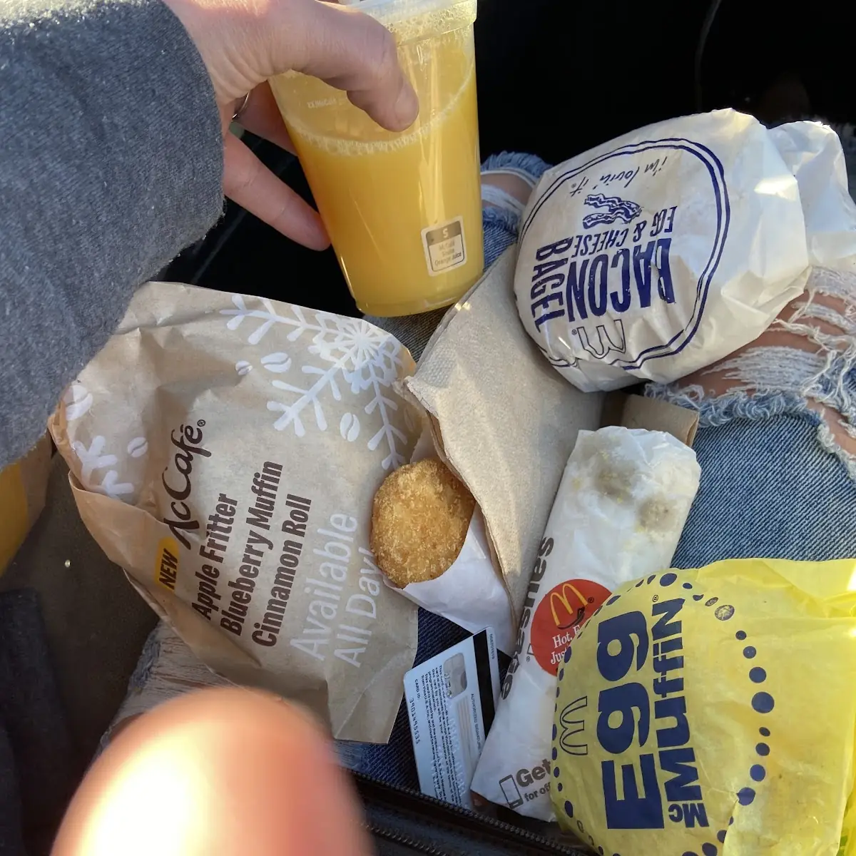 Sausage Egg and Cheese Mcgriddles Meal