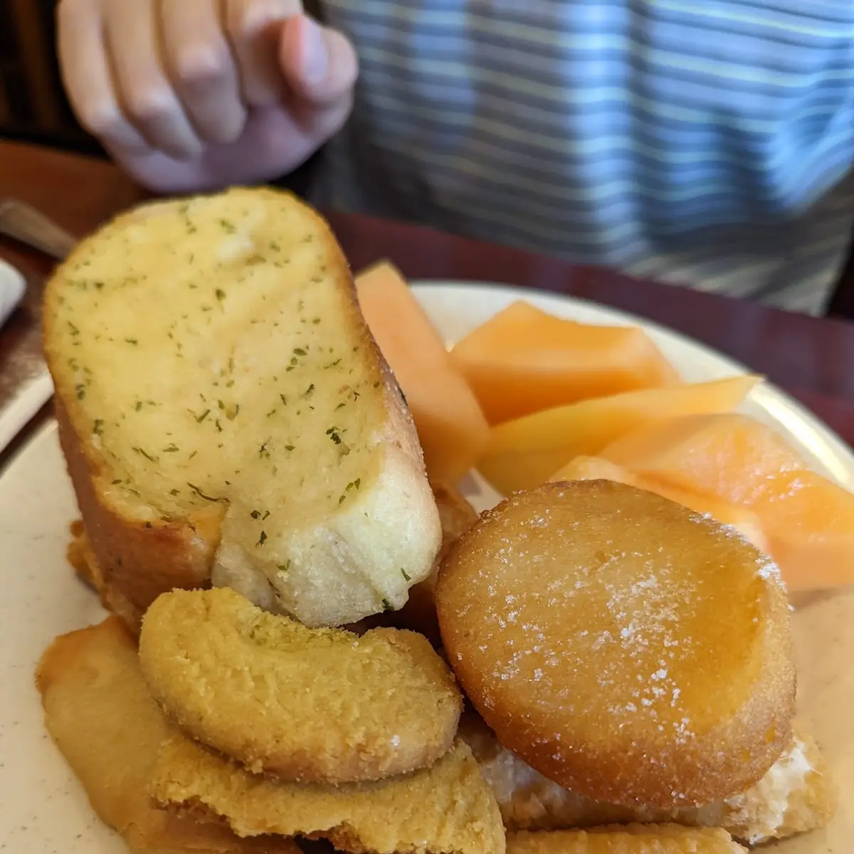 Chicken Nuggets Cheese Sticks Garlic Bread