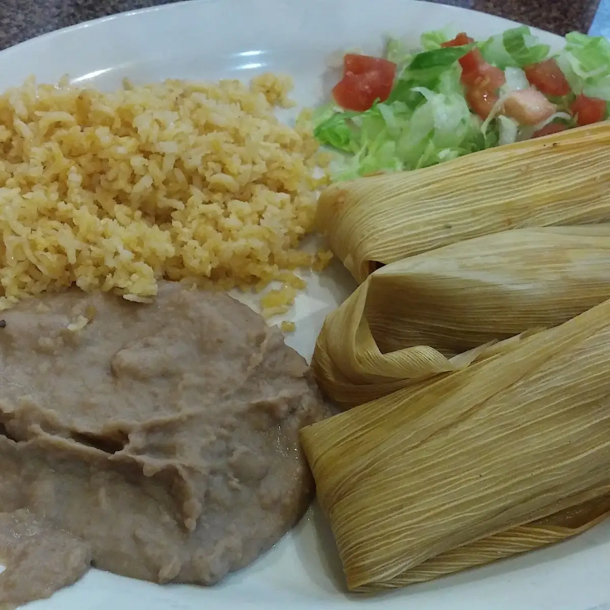 Pork Tamales Dinner