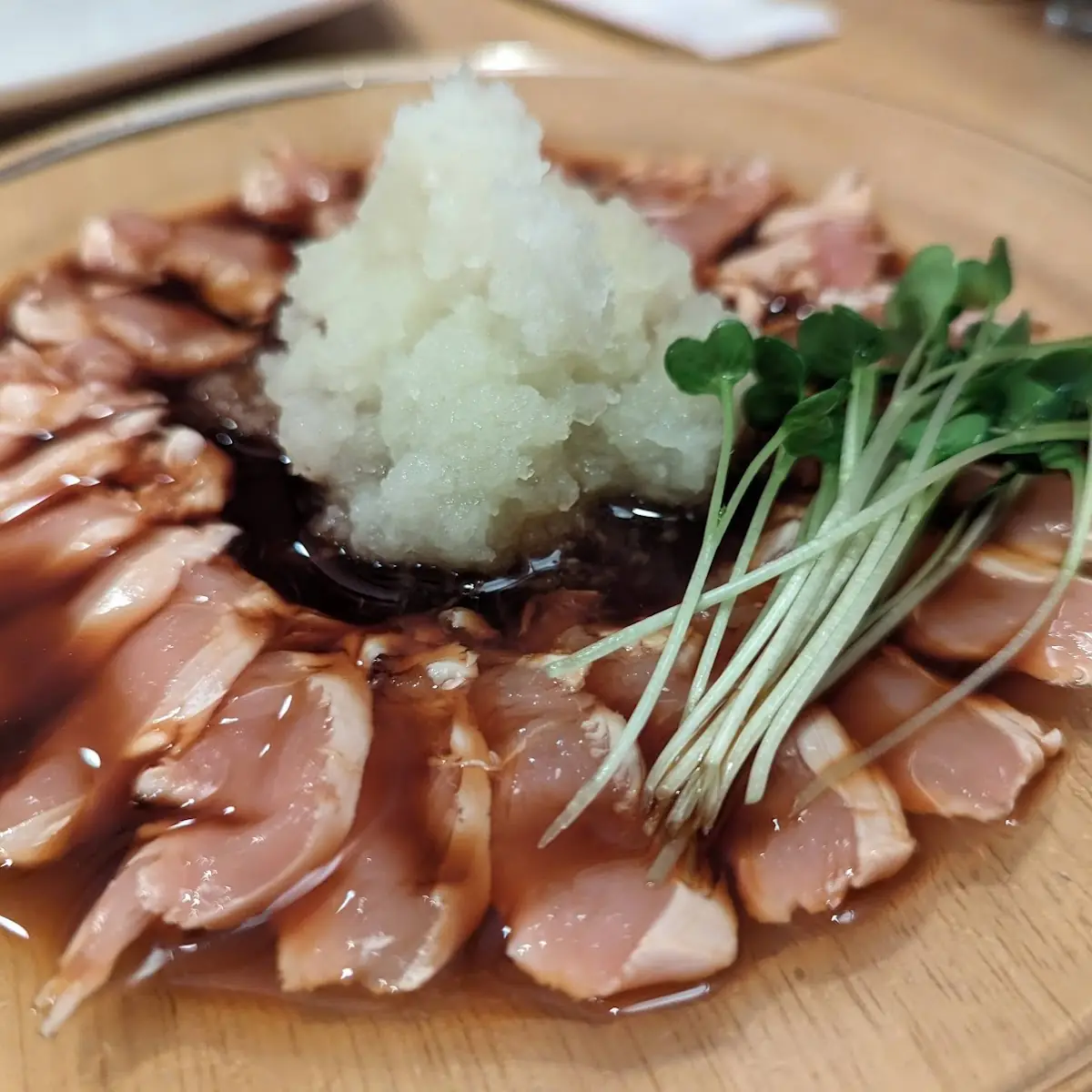 Raw Chicken Sashimi