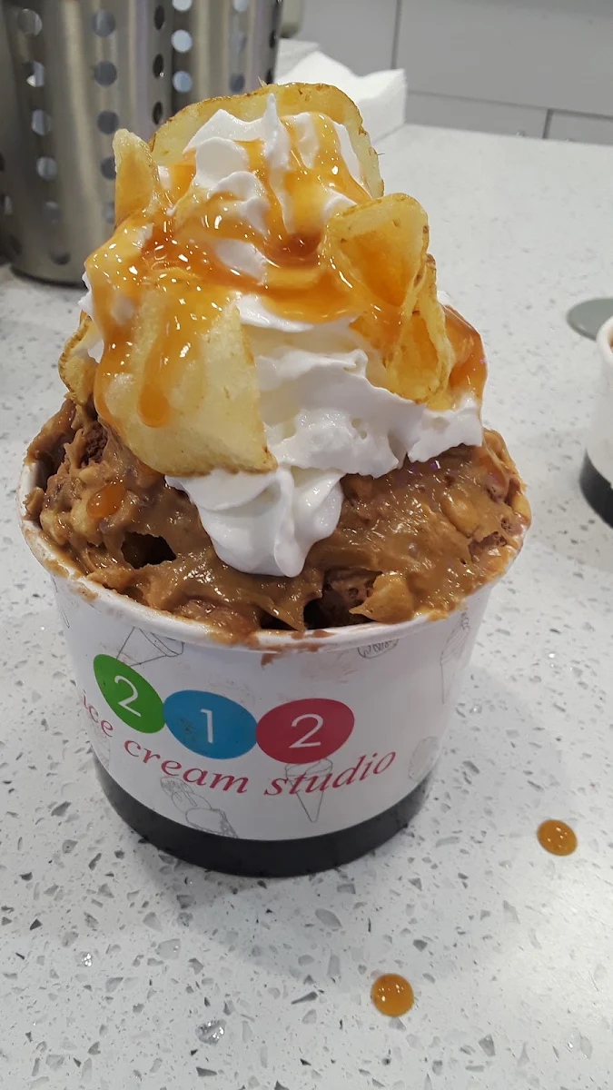 Potato Chip Peanut Butter Ice Cream