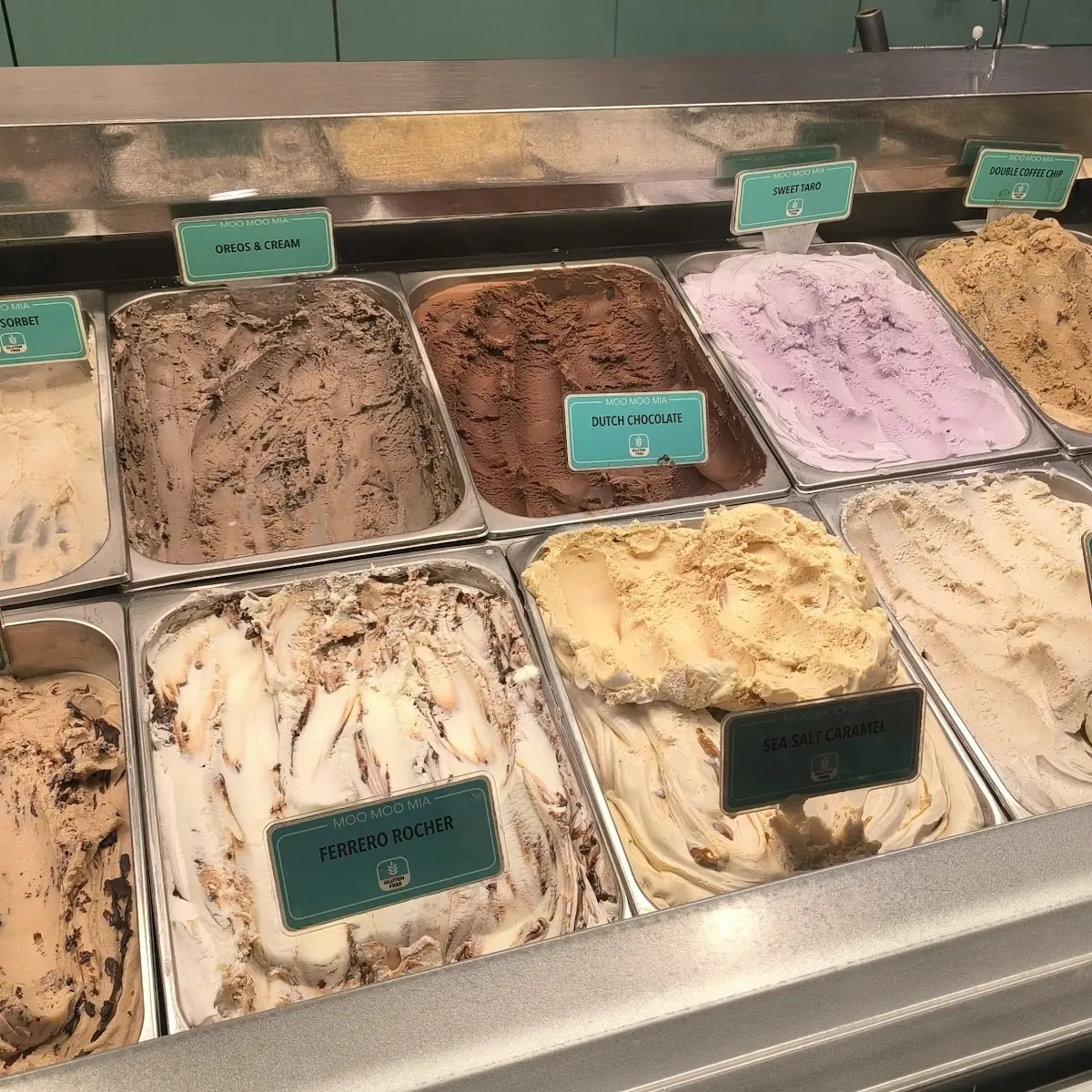 Assorted Artisanal Ice Cream Flavors