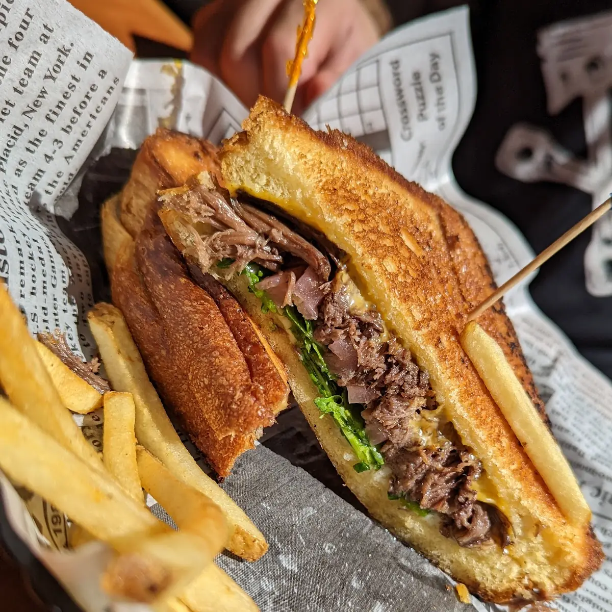 Short Rib Grilled Cheese Sandwich