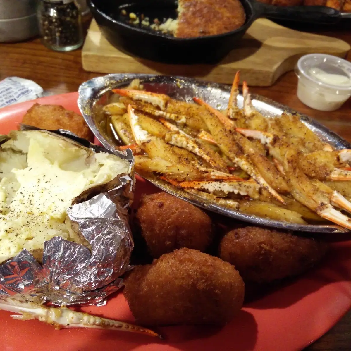 Broiled Crab Claw Dinner
