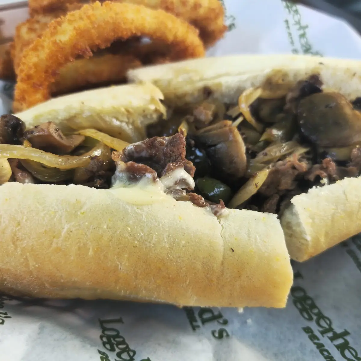 Steak and Cheese Sub with Fries