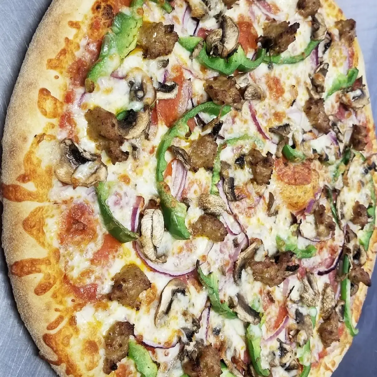 Philly Cheesesteak Pizza