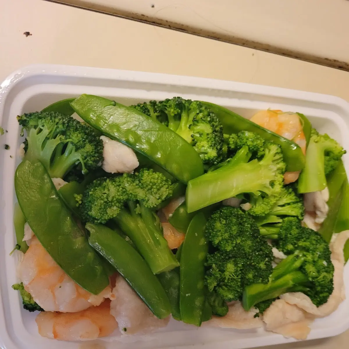 Steamed Chicken and Shrimp