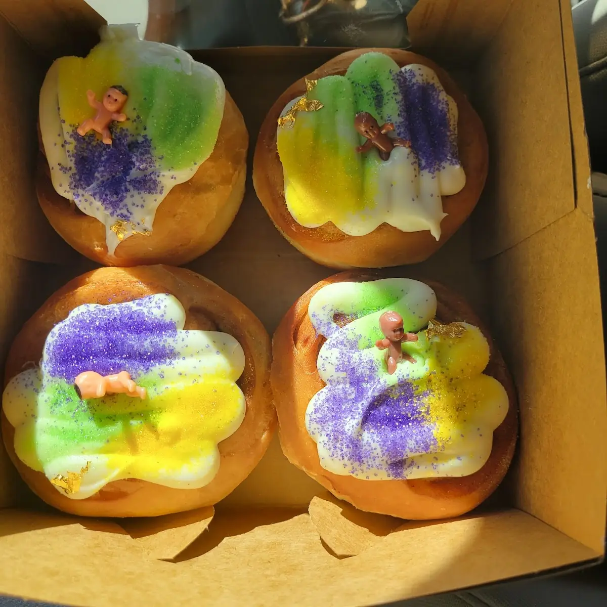 King Cake Doughnut
