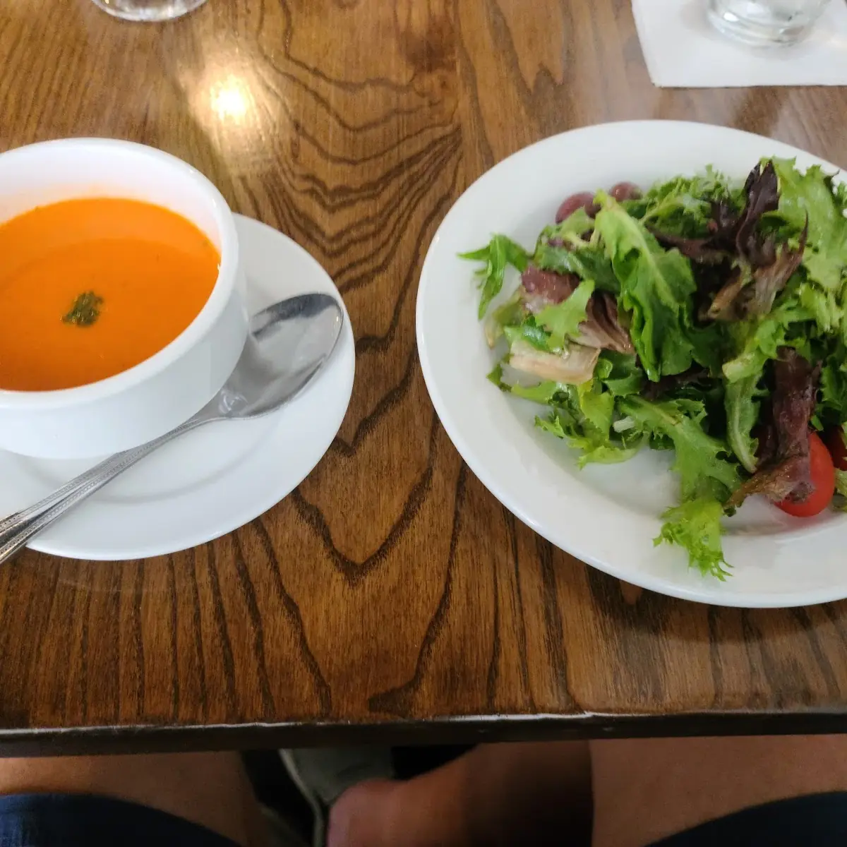 Tomato Bisque and Green