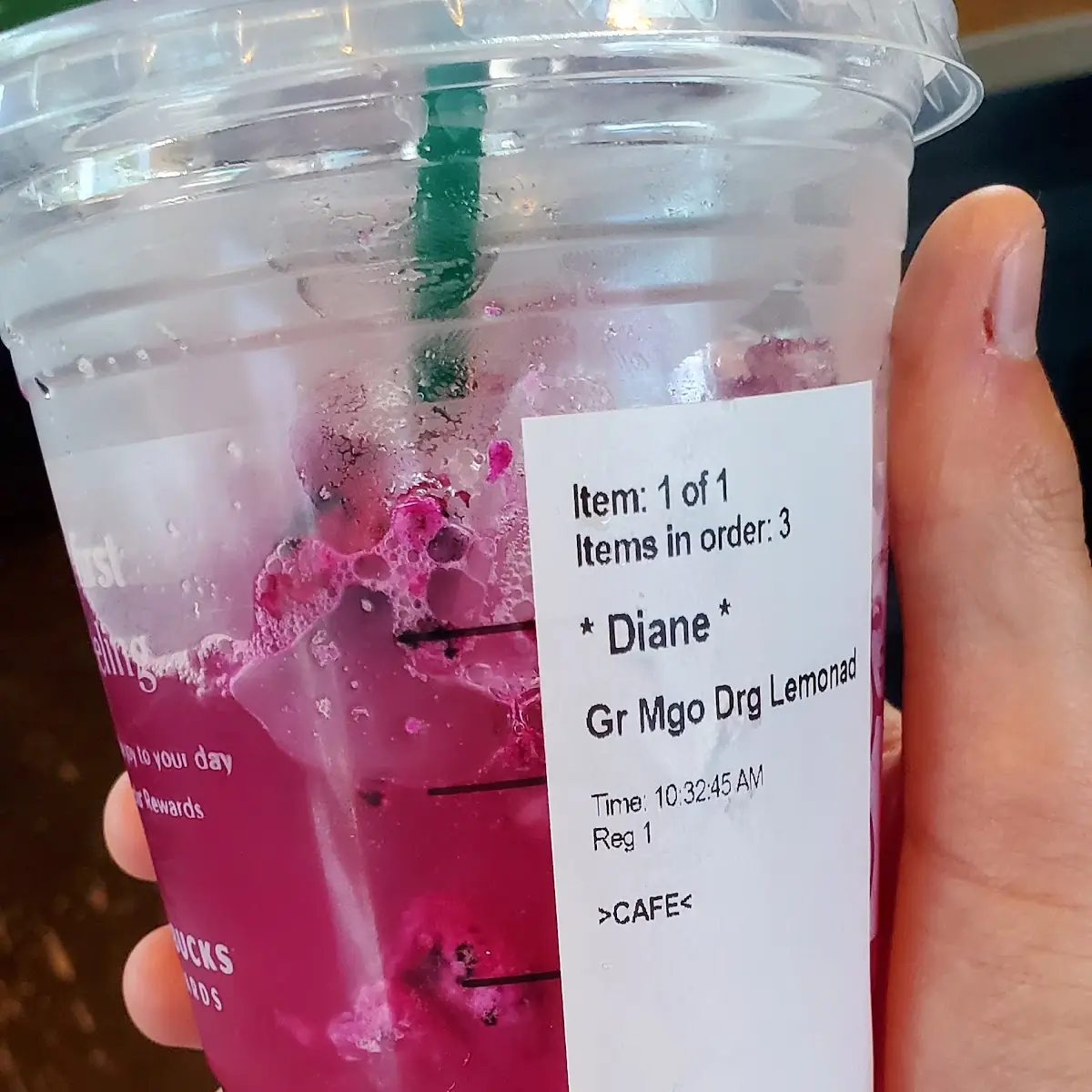 Mango Dragon Fruit Lemonade