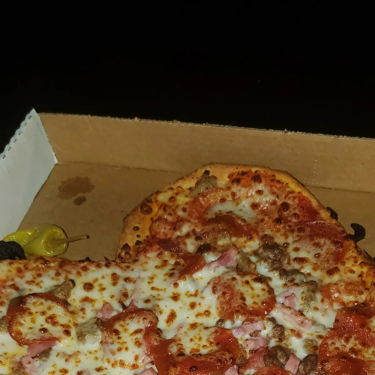 Heart-Shaped Meat Lovers Pizza