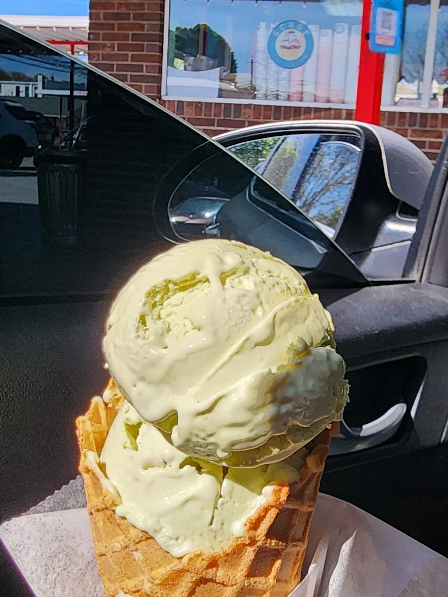 Key Lime Pie Waffle Cone