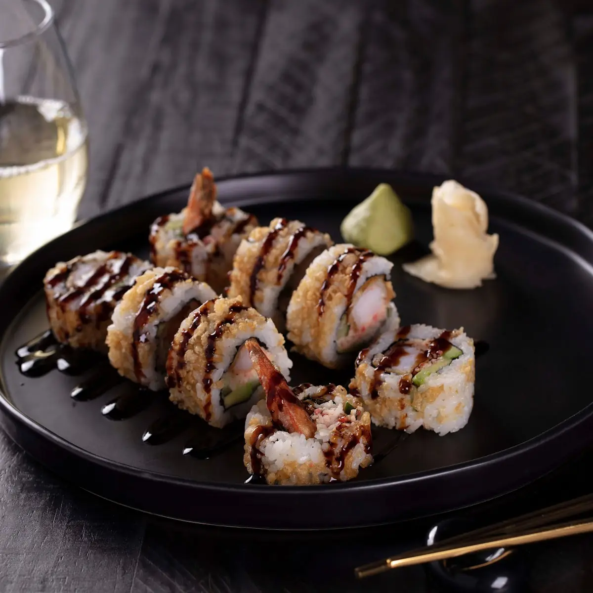 Kung Pao Dragon Roll