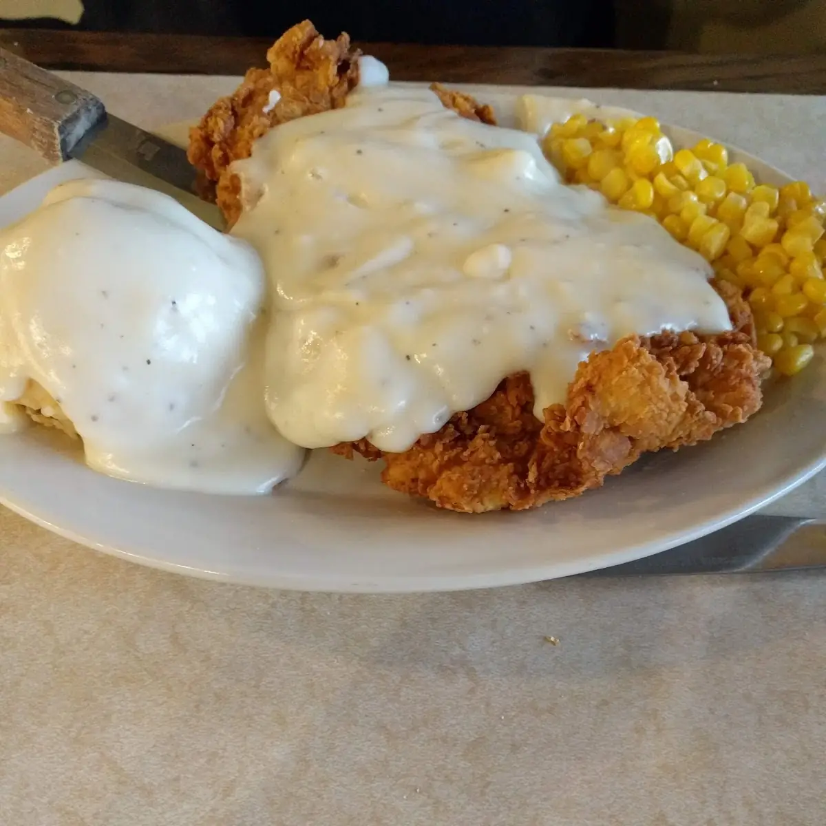 Chicken Fried Steak & Eggs
