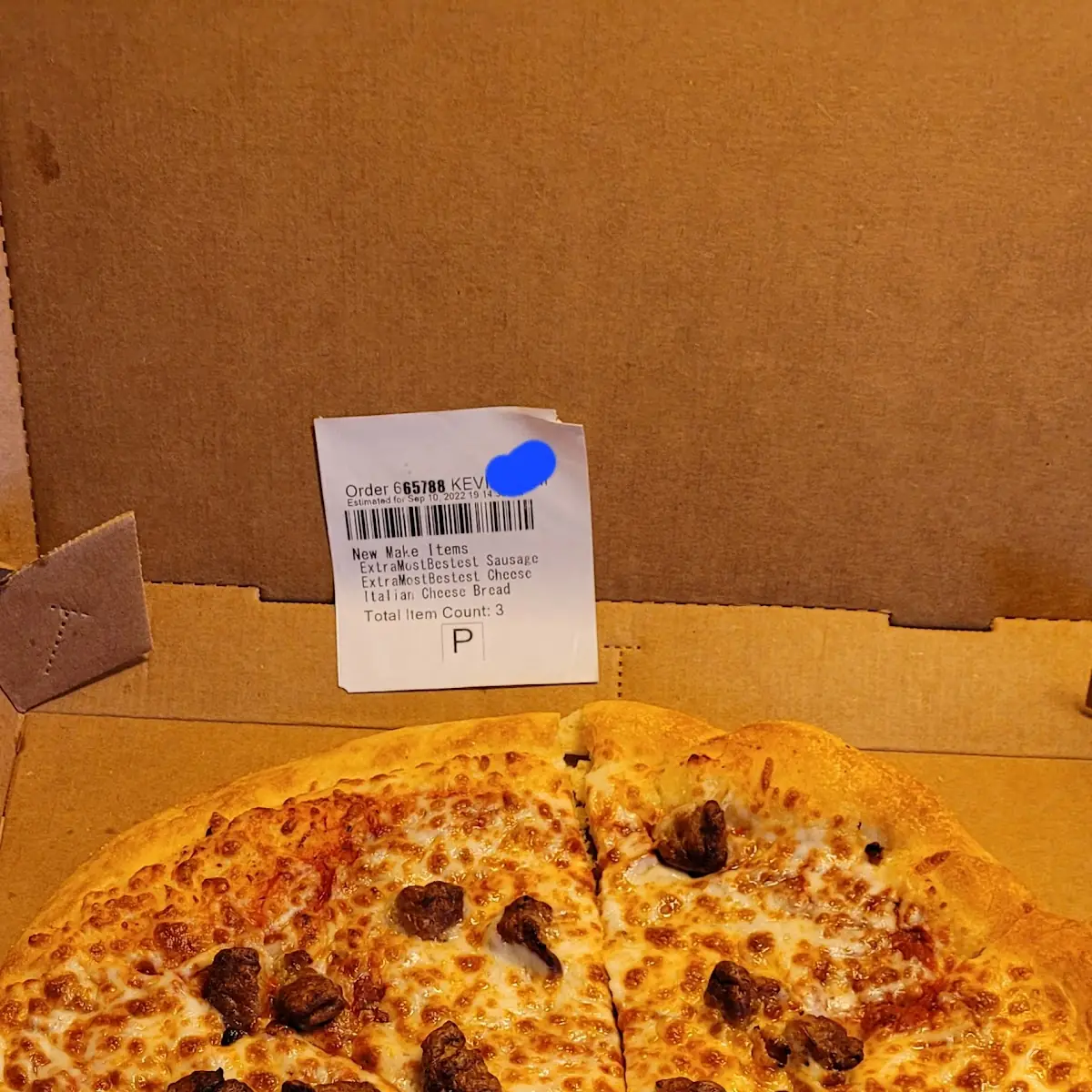 Extramostbest Sausage Pizza