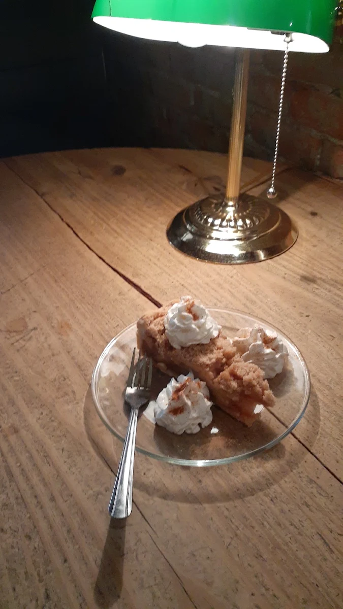 Apple Pie with Whipped Cream