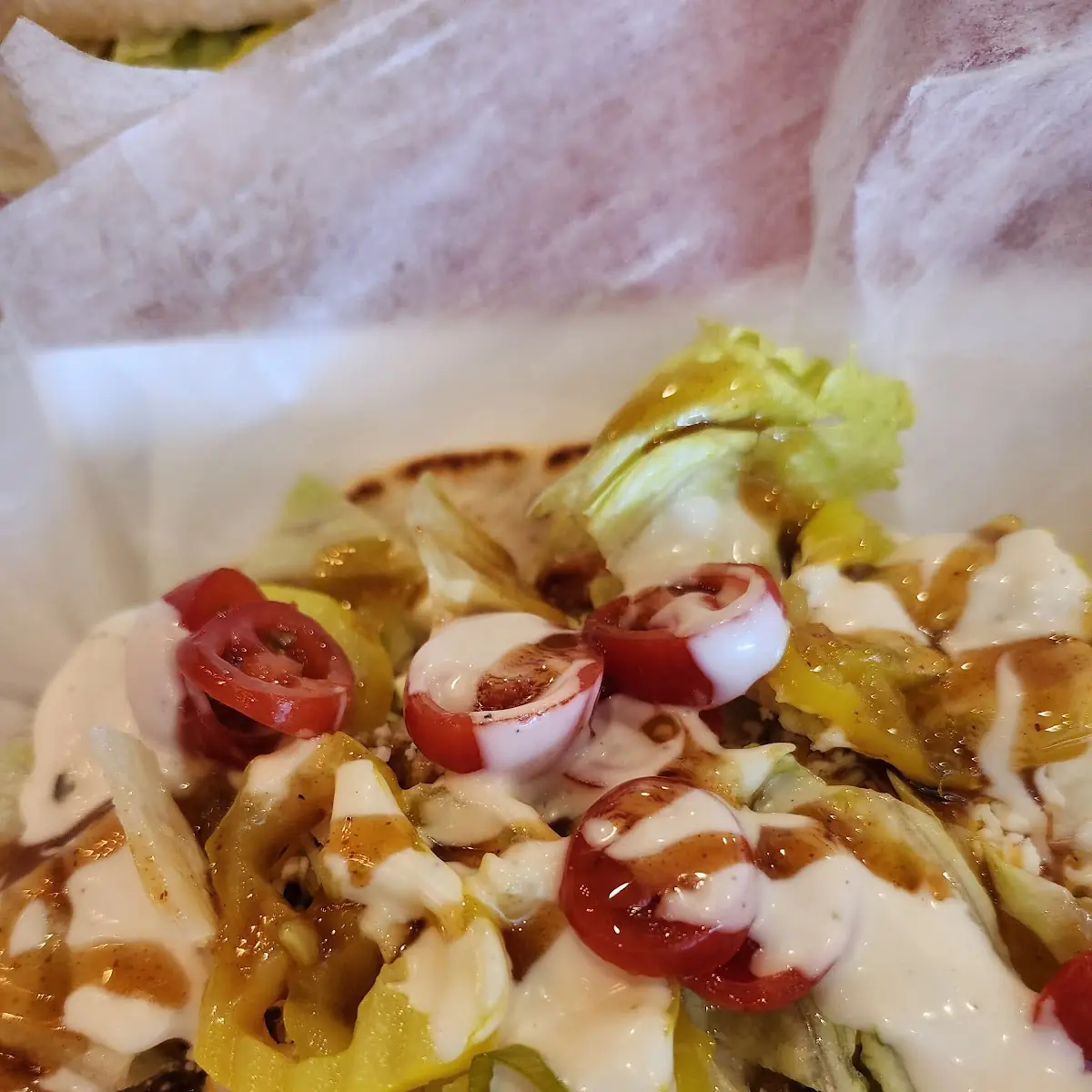 Honey Garlic Chicken Wrap