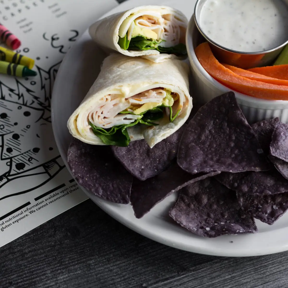 Green Horn Veggie Wrap