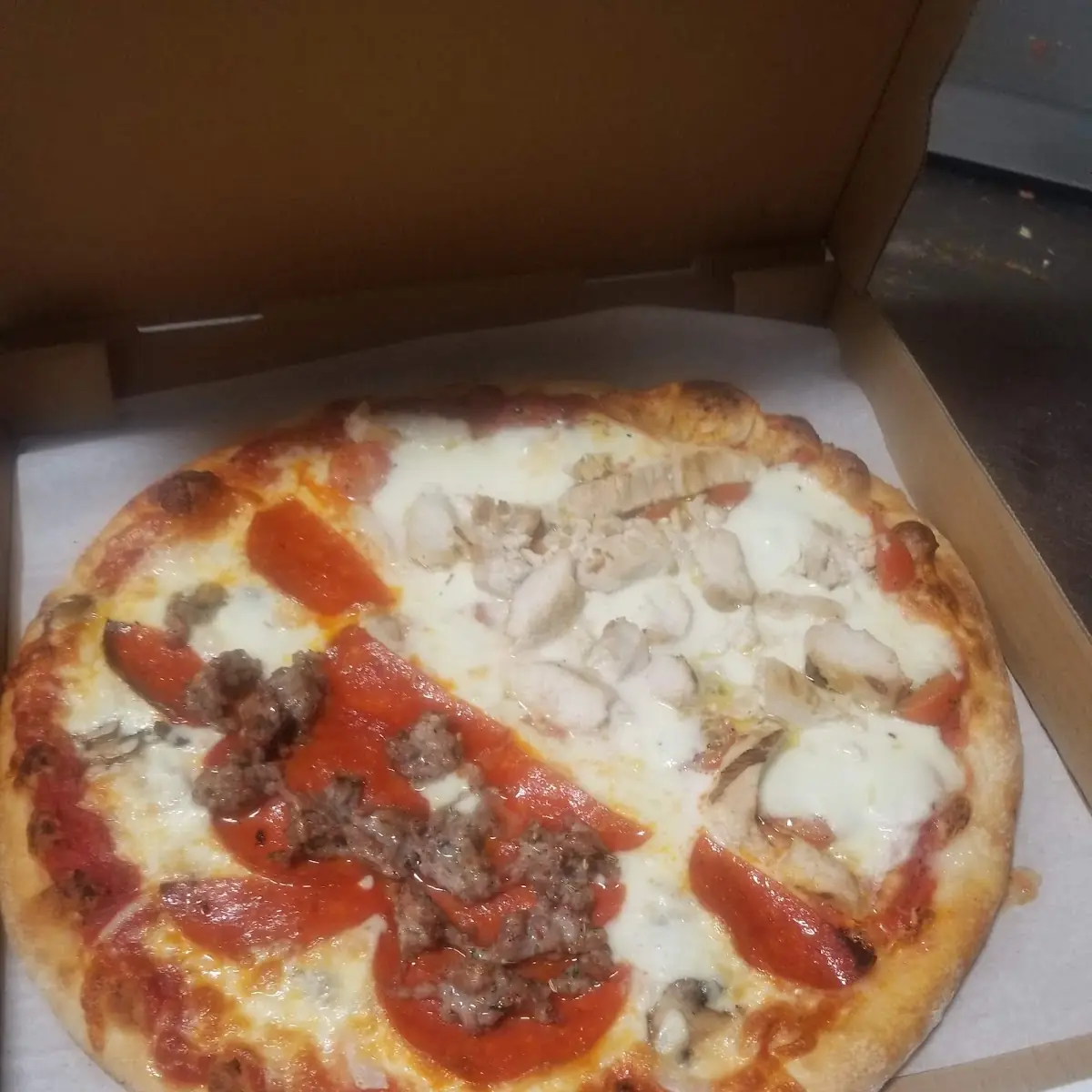 Pepperoni Pizza and Cheese