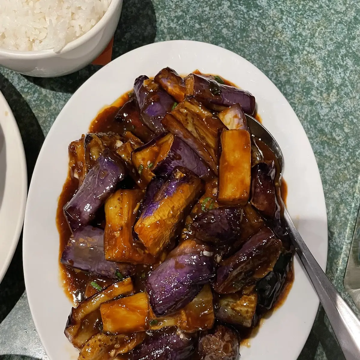 Eggplant w Garlic Sauce