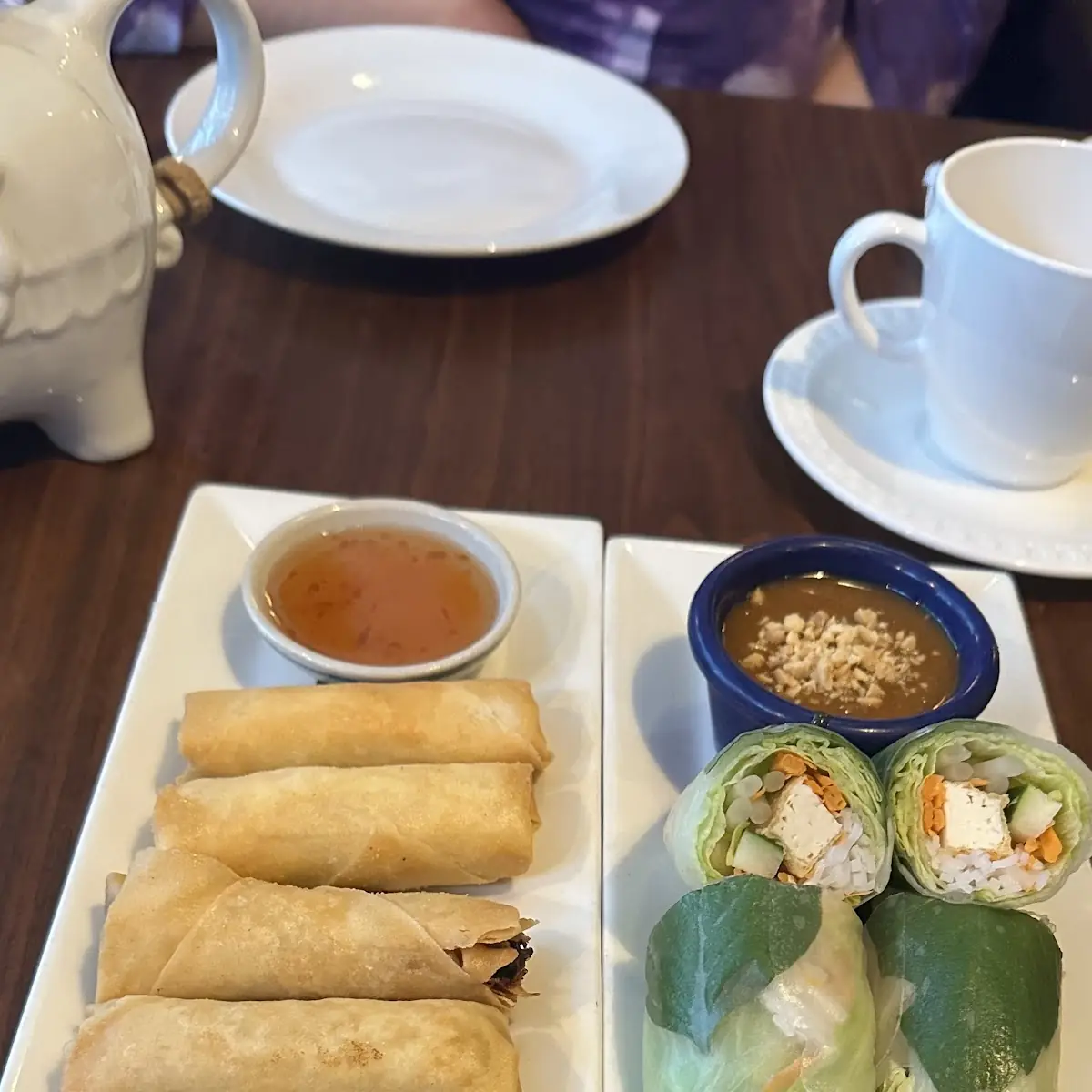Spring Roll and Lettuce Wraps