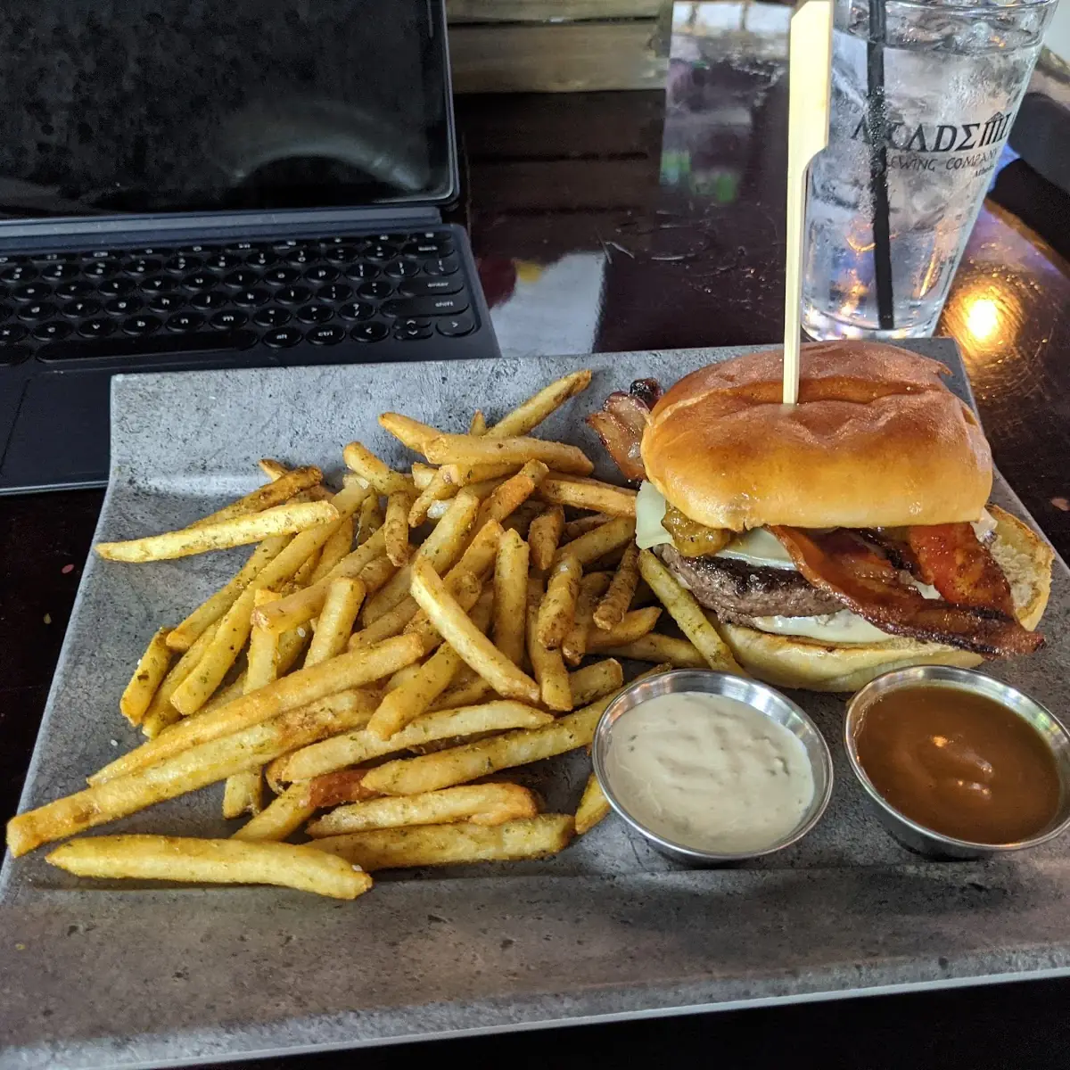 Classic Cheeseburger and Fries