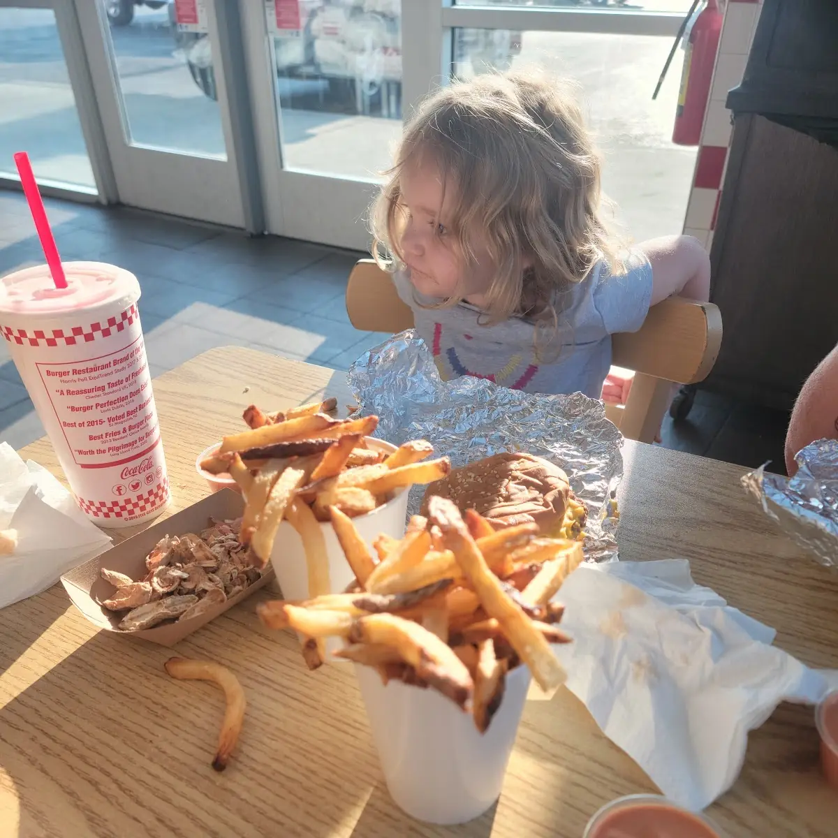 dbl Bacon Burger with Medium Fries