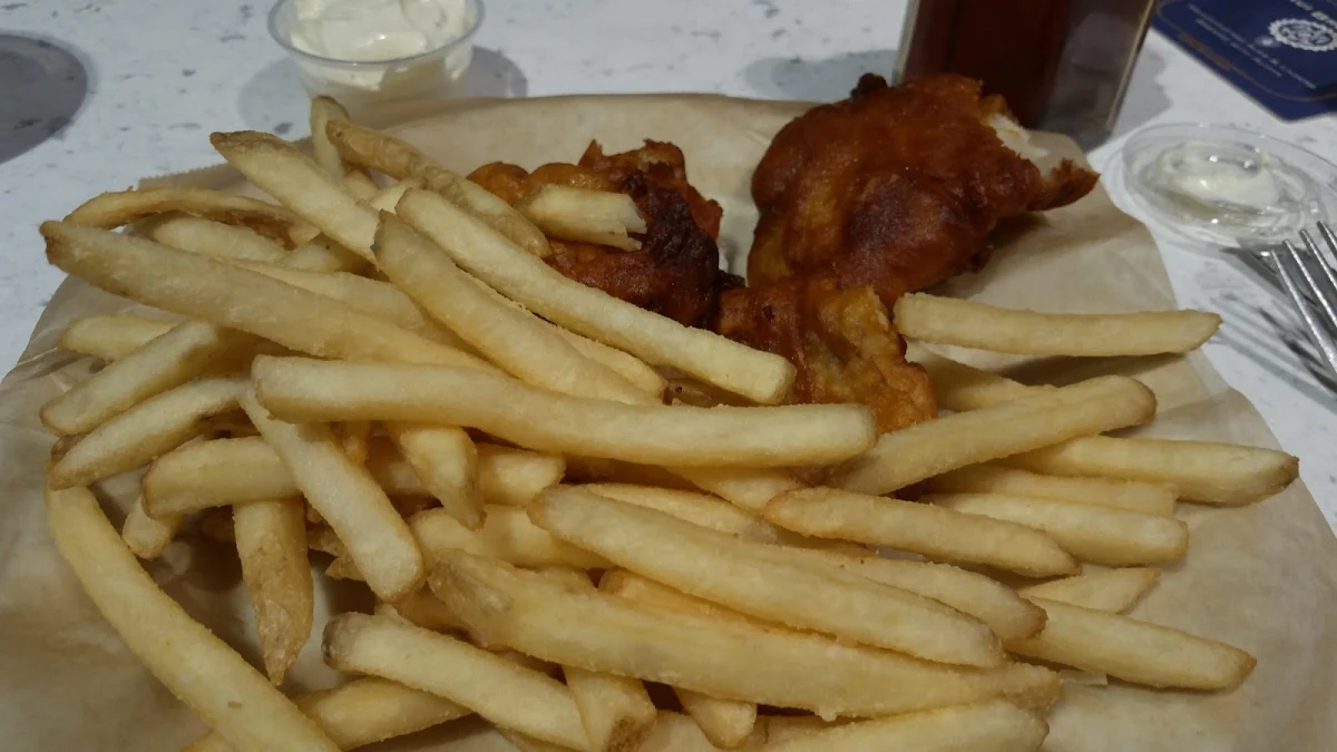 Battered Fish and Chips